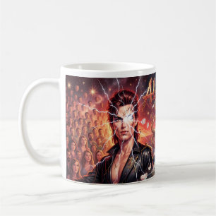 Glam Lightning Cosmic Dreamscape Art Mugg