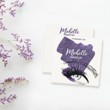 Glam Lila Sparkly Glittery Öga Makeup Artist