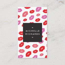 Glam Lip Print for Makeup Artists Visitkort