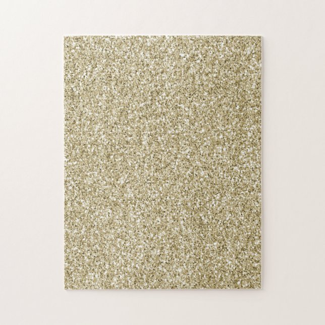 Glam Luxe Guld Glitter Pussel (Vertikal)
