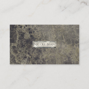 Glam Marmor Granit Glimmer Elegant Designer Stil Visitkort