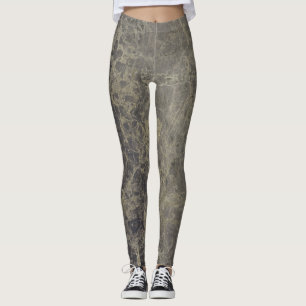 Glam Marmor Granit Shimmer Elegant Designer Stil Leggings