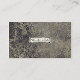 Glam Marmor Granit Shimmer Elegant Designer Stil Visitkort