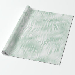 Glam Mint Zebra tryck Presentpapper