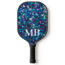 Glam Monogram Lila Glitter Gnistra