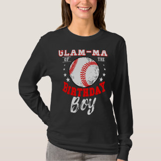 Glam Morsa från födelsedagstorgen Baseball Theme B T Shirt