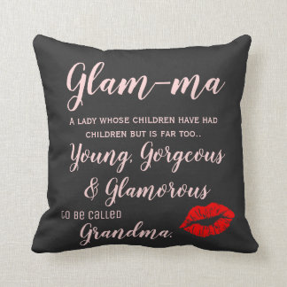 Glam-morsa Grandma christmas-gåva Kudde