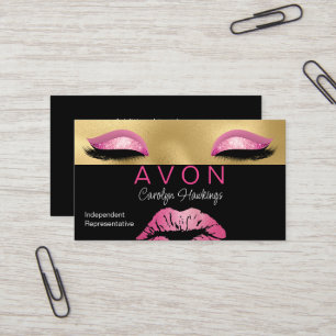 Glam Oberoende Rep Avon Affärskort Visitkort