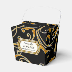 Glam Old Hollywood Reisy Tie Presentaskar