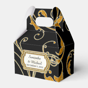 Glam Old Hollywood Reisy Tie Presentaskar