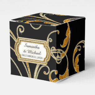 Glam Old Hollywood Reisy Tie Presentaskar