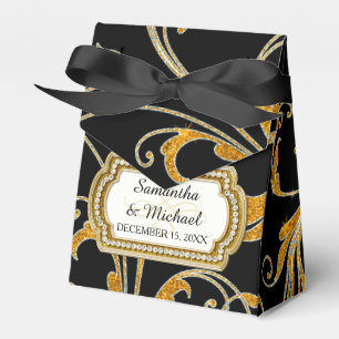 Glam Old Hollywood Reisy Tie Presentaskar