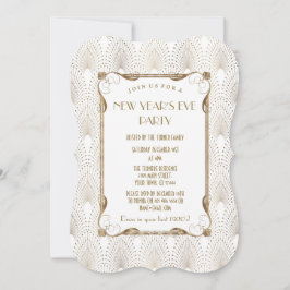 Glam Old Hollywood Underbar Gatsby New Year Party Inbjudningar