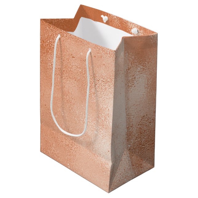 Glam Orange Peach Spice Birthday (Framsidan Vinklad)