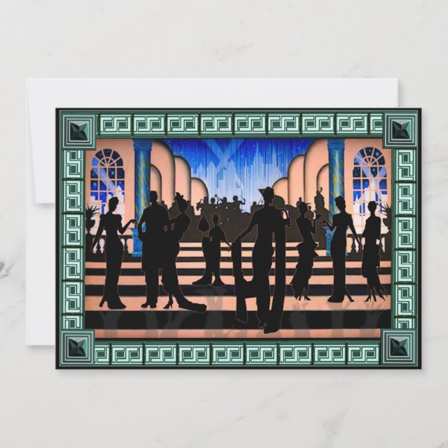 Glam Party Inbjudningar (Framsida)