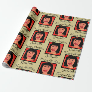 Glam Pearls Avatar Birthday Wrapping Papper Presentpapper