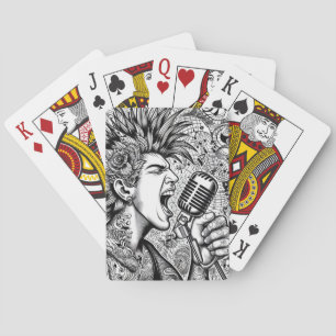 Glam Punk Rock Rockabilly Spelkort