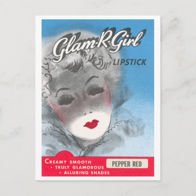 Glam R Girl Vykort (Framsida)