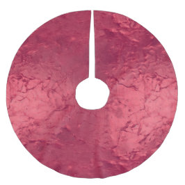 Glam Red Julgransmatta Borstad Polyester