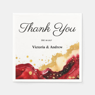 Glam Red Pappersservett