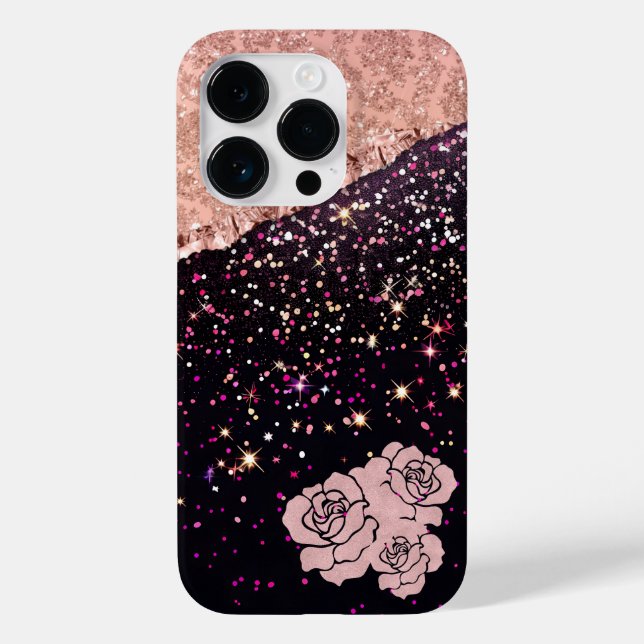 Glam Ro Black Glitter  Rosor (Baksida)