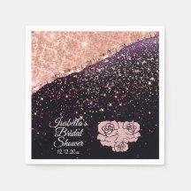 Glam Ro Black Glitter  Rosor