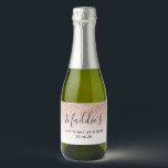 Glam Ro Guld Glitter Bachelorette Party Favor<br><div class="desc">Roligt,  söt,  personlig etikett för bachelorettfest. Kan anpassas helt efter dina behov i kostym. © Gorjo Designs. Gade åt dig via Zazzle-plattformen. // Behöver du hjälp med att anpassa din design? Har andra idéer? Kontakta mig gärna (Zoe) direkt.</div>