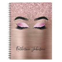 Glam Ro Guld Glitter Beauty Lash Monogram