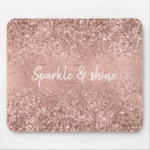 Glam Ro Guld Glitter Musmatta