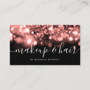 Glam Ro Guld Ljus makeup & Hair  Visitkort