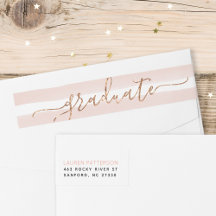 Glam Ro Guld Studenten Returetiketter