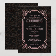 Glam Ro Guld Underbar Gatsby Sweet sixteen
