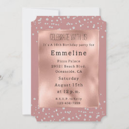 Glam Ro Guld White Diamonds Inbjudningar