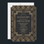 Glam Roaring 20:s Underbara Gatsby Bachelor Party Inbjudningar<br><div class="desc">Glam Roaring 20:s Underbara Gatsby Art Deco Inbjudningskort för möhippan Charming,  Vintage kort med en Underbar Gatsby art deco stil,  en stor Hollywood från 1920-talet,  med faux guld-övertäckning och glort typsnitt. Använda Anpassa verktyg för att lägga till information. För mer information,  besök min Glam Underbar Gatsby Art Deco Bröllop-samling.</div>