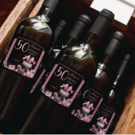 Glam Rosa Black Mode 50:e Födelsedagsfesten