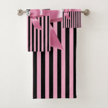 Glam Rosa Bow-Rosa Black Streck-Black