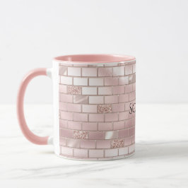 Glam  Rosa Bricks Mugg