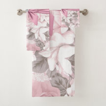 Glam Rosa Diamond Bow Blommigt Polka dots
