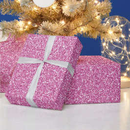 Glam Rosa Glitter Presentpapper