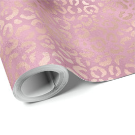 Glam Rosa Glitzy Leopard Print Presentpapper
