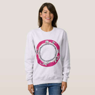 Glam rosa julkrans t shirt