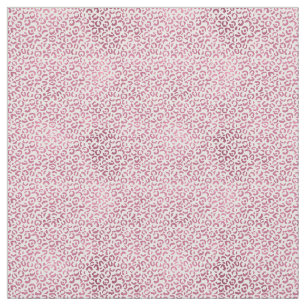 Glam Rosa Leopard Skriv ut Tyg