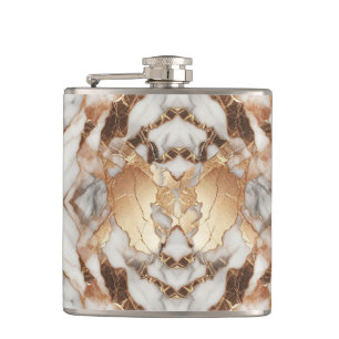 Glam Rose Guld Lyxig Trendig Marmor Fickplunta