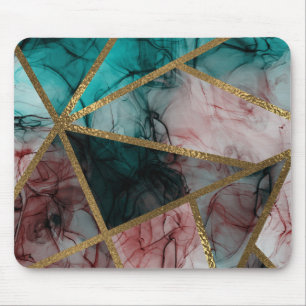 Glam Rust Blush Teal & Guld Chic Modern Glamour Musmatta