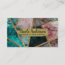 Glam Rust Blush Teal & Guld Chic Modern Glamour