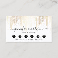 Glam Script Guld Confetti Rain Loyalty