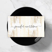 Glam Script Guld Confetti Rain