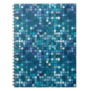 Glam Sequins Grid Struktur Modern Mönster Anteckningsbok