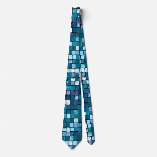 Glam Sequins Grid Struktur Modern Mönster Slips (Framsida)