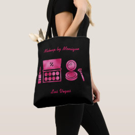 Glam Shock rosa Makeup Artist Anpassningsbar Tygkasse